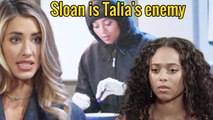 SHOCKER-Taila is exposed, her enemy is Sloan Days of our lives spoilers on Peacock