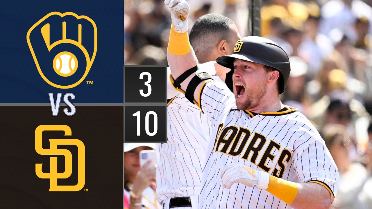 Resumen Cerveceros de Milwaukee vs Padres de San Diego | MLB 15-04-2023