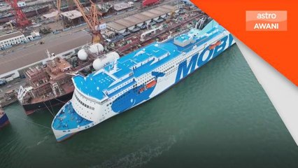 Kapal penumpang terbesar, Moby Fantasy mula pelayaran ke Eropah