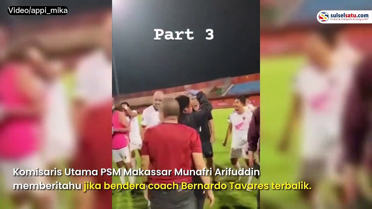 Selebrasi Pelatih, Pemain dan Official Tim PSM Makassar Menjuarai BRI Liga 1 Indonesia 2023