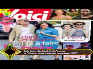 Quelle époque : Léa Salamé dévoile d'anciennes  de Philippe Caverivière… totalement méconnaissable (