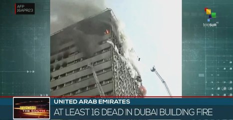 Fire in residential building in United Arab Emirates causes 16 deaths