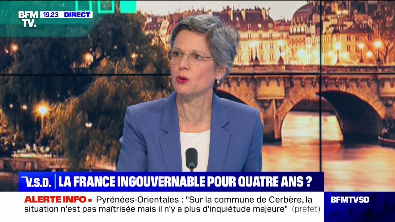 Sandrine Rousseau, à propos d'Emmanuel Macron: "Il est dans un rapport de force et d'autoritarisme vis-à-vis du pays"