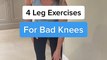 Here are some knee friendly leg exercises you can use to strengthen your knees!