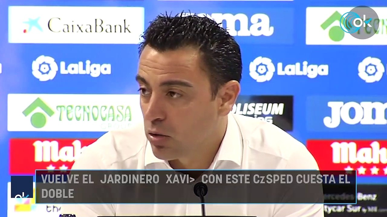 Vuelve el 'jardinero' Xavi: "Con este césped cuesta el doble"