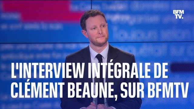 Réforme des retraites, allocution d'Emmanuel Macron: l'interview intégrale de Clément Beaune sur BFMTV