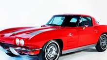 1963 Chevrolet Corvette Z06 .Classic muscle cars show. سيارات كلاسيكيه