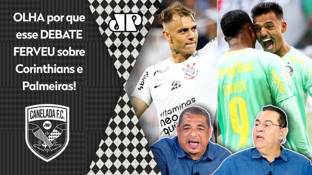 QUÊ?? O QUE VOCÊ FALOU? Cara, o Palmeiras, ao CONTRÁRIO do Corinthians, NÃO... OLHA esse DEBATE!
