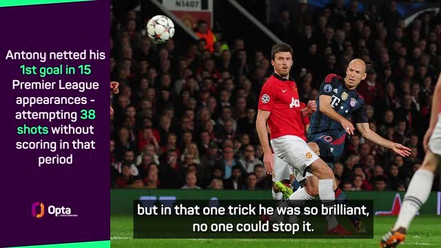 'Outstanding' Antony draws Robben comparisons from Ten Hag