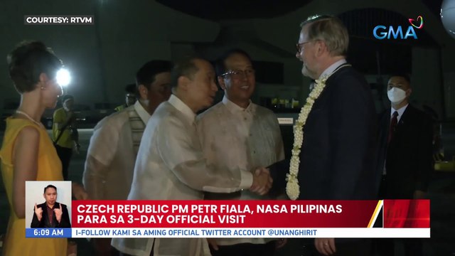Czech Republic PM Petr Fiala, nasa Pilipinas para sa 3-day official visit | UB