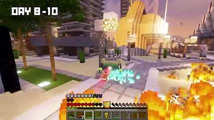 I Survived 100 DAYS as IRON MAN in HARDCORE Minecraft!