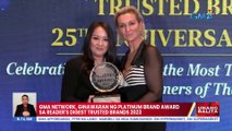 GMA Network, ginawaran ng Platinum Brand Award sa Reader's Digest Trusted Brands 2023 | UB