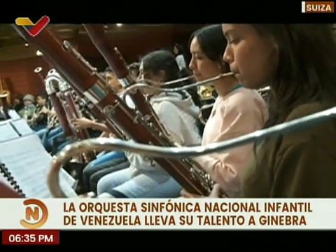Suiza | Orquesta Sinfónica Nacional Infantil de Venezuela demuestra su talento en Ginebra