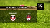 TOP 14 - Essai de Josiah MARAKU (LOU) - Stade Toulousain - LOU Rugby - Saison 2022-2023