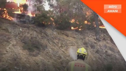 Kebakaran hutan di sempadan Perancis-Sepanyol