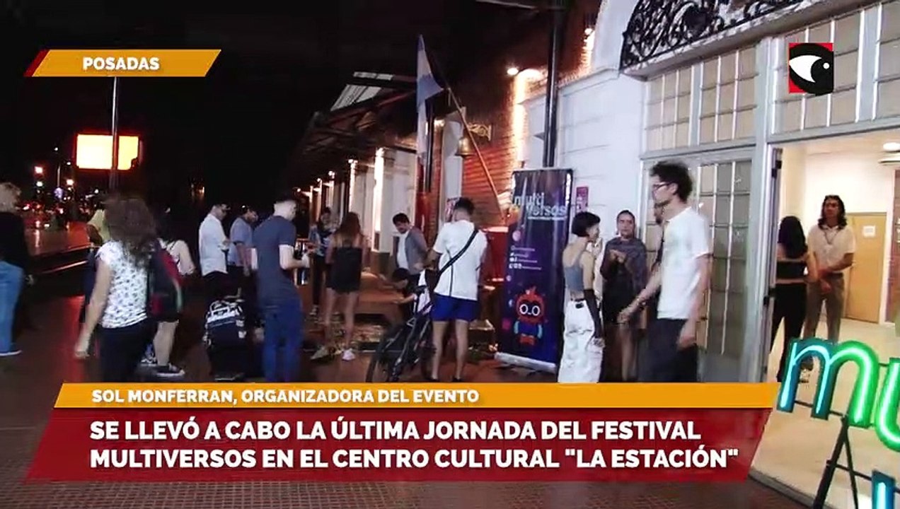 Se llevó a cabo la última jornada del festival Multiversos en el Centro Cultural "La estación"