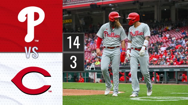 Resumen Filis de Filadelfia vs Rojos de Cincinnati | MLB 16-04-2023