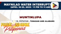 Water service interruption sa ilang bahagi ng Metro Manila, ipinatupad simula kahapon