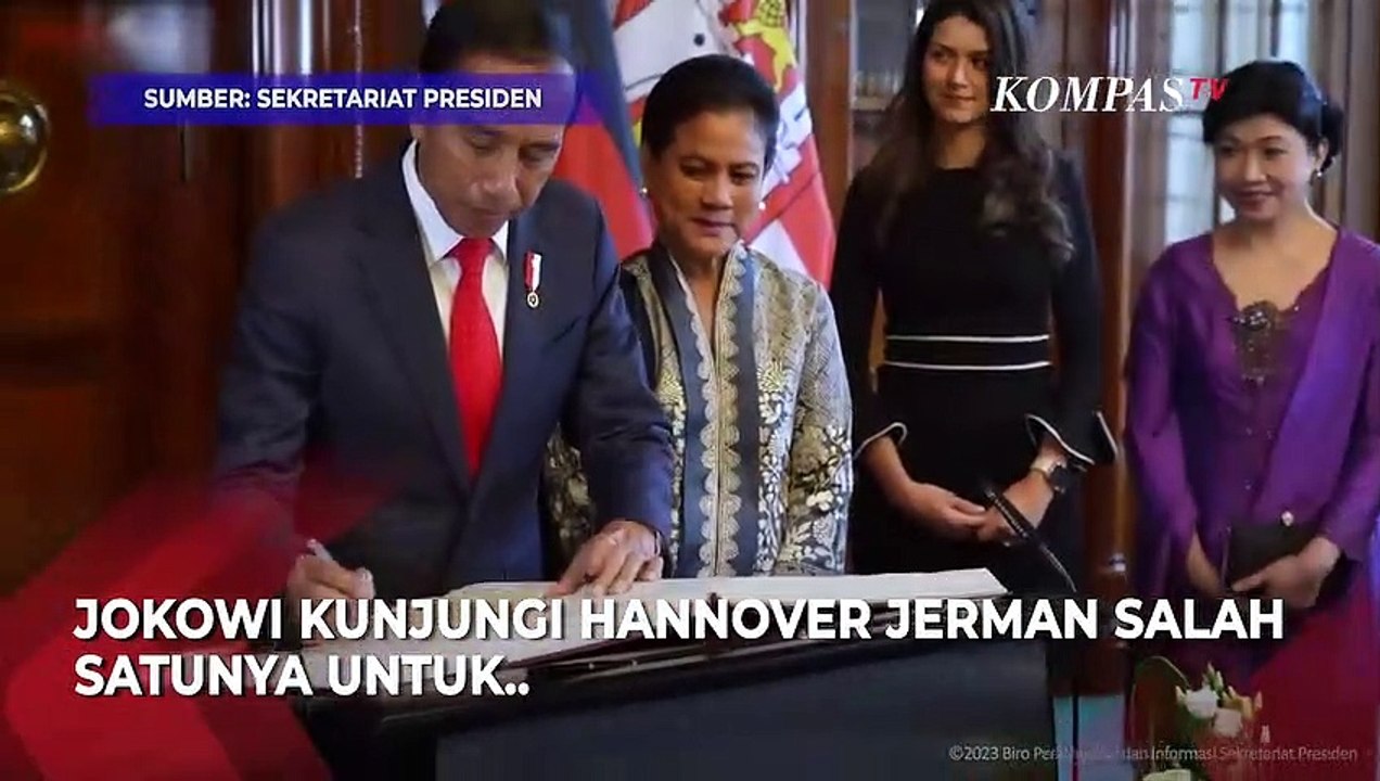 Sambutan Hangat Wali Kota Hannover untuk Presiden Jokowi dan Iriana