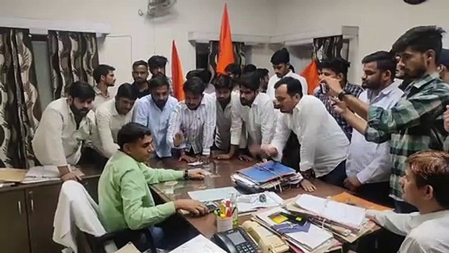 राजस्थान विवि में अखिल भारतीय विद्यार्थी परिषद का प्रदर्शन, पेपर लीक मामले को लेकर जताया आक्रोश