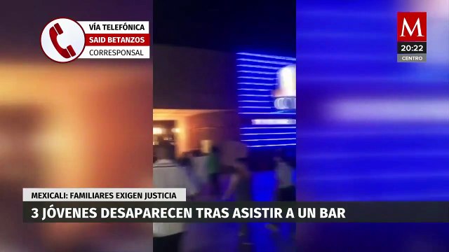 Familiares de tres jóvenes desaparecidos exigen justicia; Mexicali, Baja California