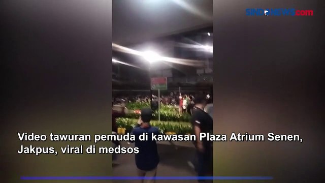 Beredar Video Tawuran dengan Petasan di Kawasan Atrium Jakarta Pusat