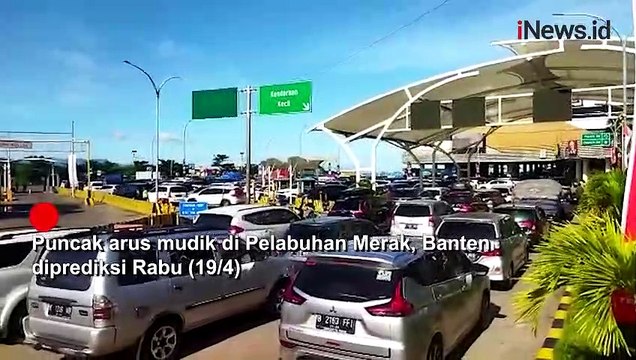 Mudik Lebaran, Pelabuhan Merak Mulai Dipadati Pemudik ke Sumatera