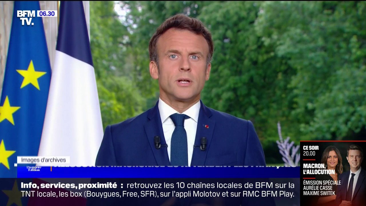 Allocution d'Emmanuel Macron: ce qu'attendent les Français - Vidéo  Dailymotion