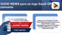 DMW, hinihikayat ang mga OFW na nais mag-claim ng back wages na mag-email as kanila