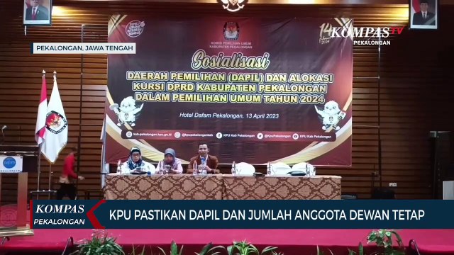 KPU Kabupaten Pekalongan Sosialisasikan Daerah Pemilihan dan Alokasi Kursi Legislatif Pemilu 2024