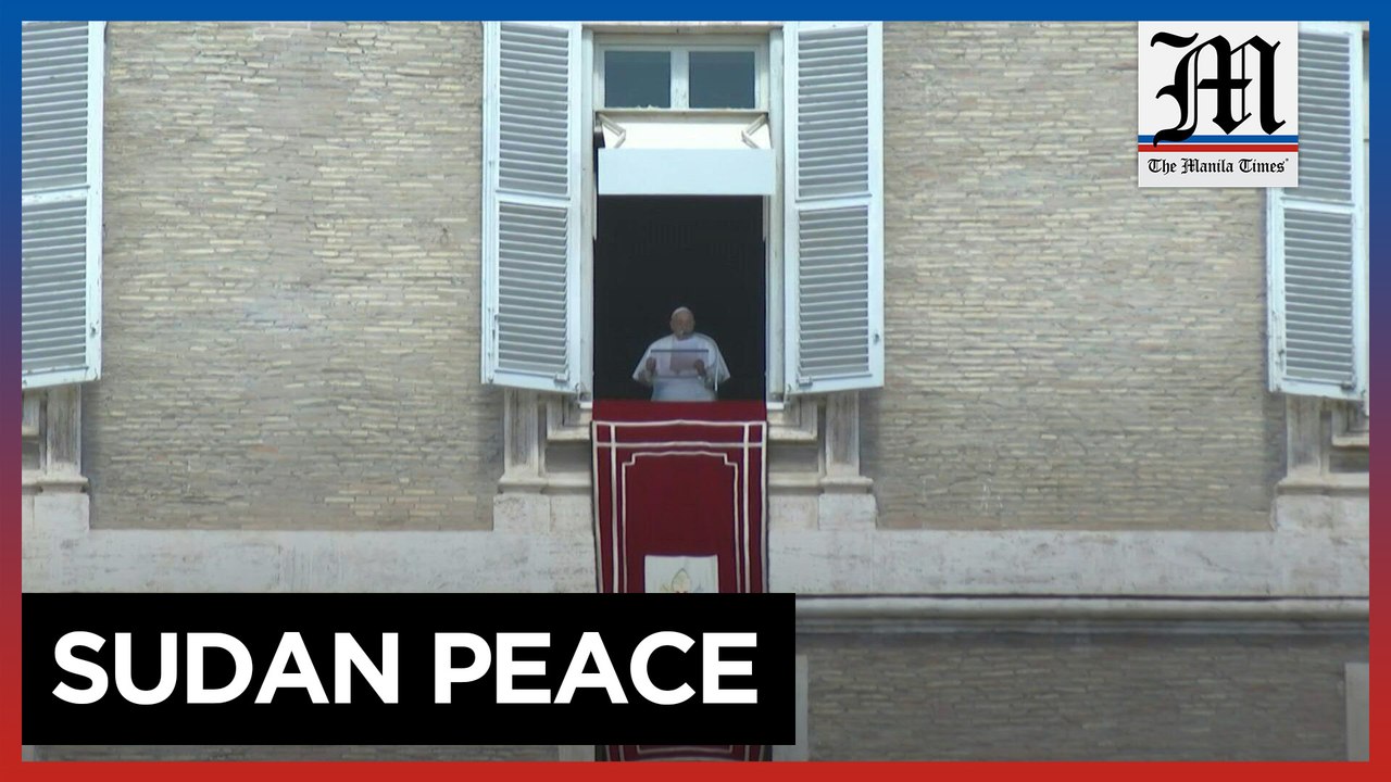 Pope Francis urges peace in Sudan