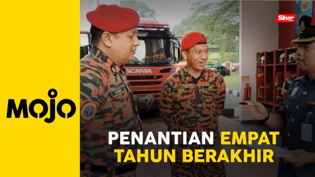 Akhirnya, anggota bomba gembira dapat pulang beraya