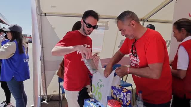 El Atlético de Madrid impulsa una nueva recogida de alimentos para familias vulnerables