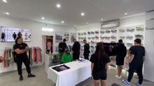 UK rapper SL at Crep Store Narwee