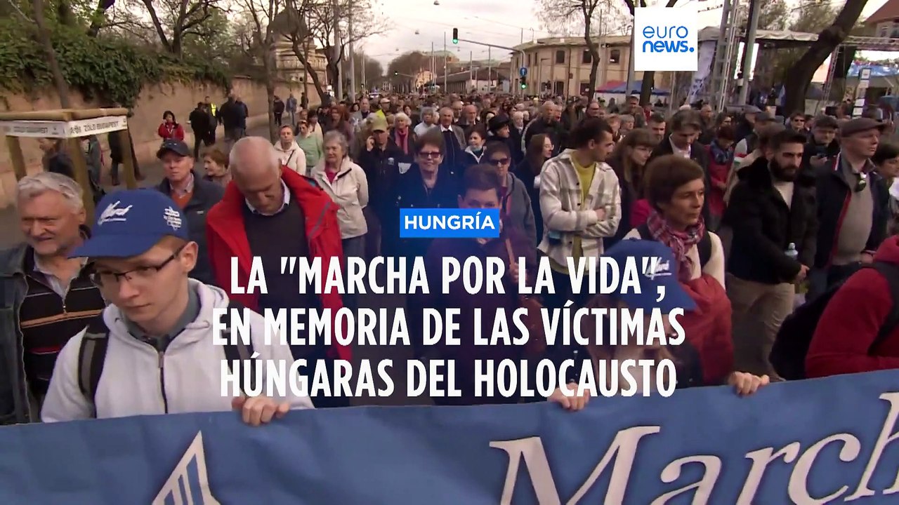 La "Marcha por la Vida" en conmemoración de las víctimas húngaras del Holocausto
