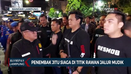 Ada Penembak Jitu di Titik Rawan Menjaga Keamanan Mudik-Lebaran