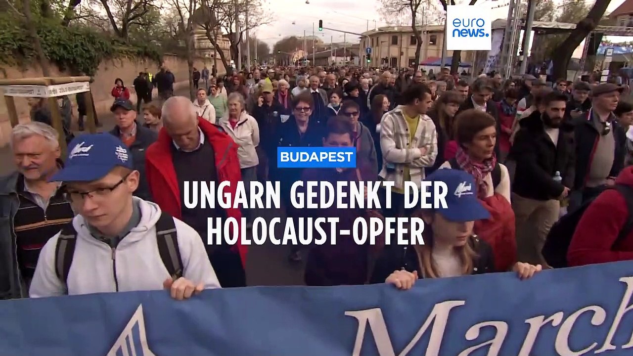 'Marsch der Lebenden' - Ungarn erinnert an die Holocaustopfer