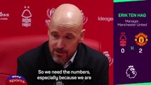 Manchester United 'need the numbers' - Ten Hag opens up on squad depth