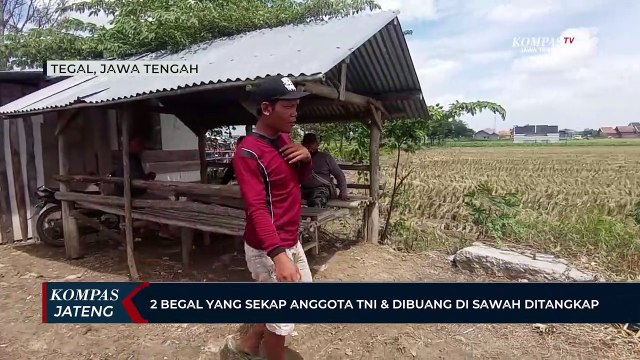 2 Begal yang Sekap Anggota TNI dan Dibuang di Sawah Ditangkap Polisi