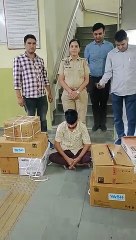 बिजली के तार चुराने के बाद जंगल में छिपा आया था बदमाश