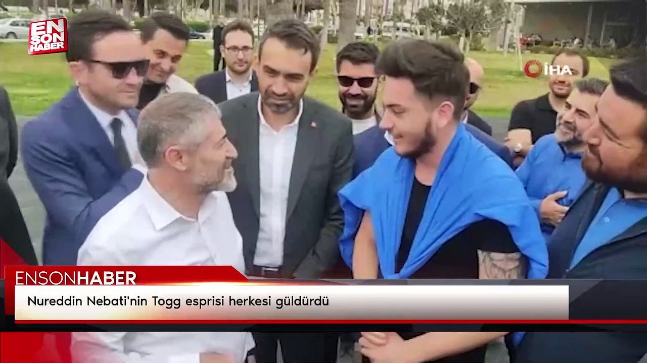 Nureddin Nebati'nin Togg esprisi herkesi güldürdü