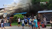 Kebakaran Kembali Terjadi di Kompleks Pasar Baru Buat Warga Panik