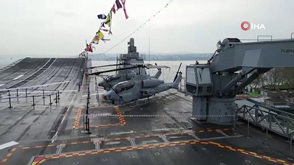 Dünyanın ilk SİHA gemisi TCG Anadolu halkın ziyaretine açılıyor