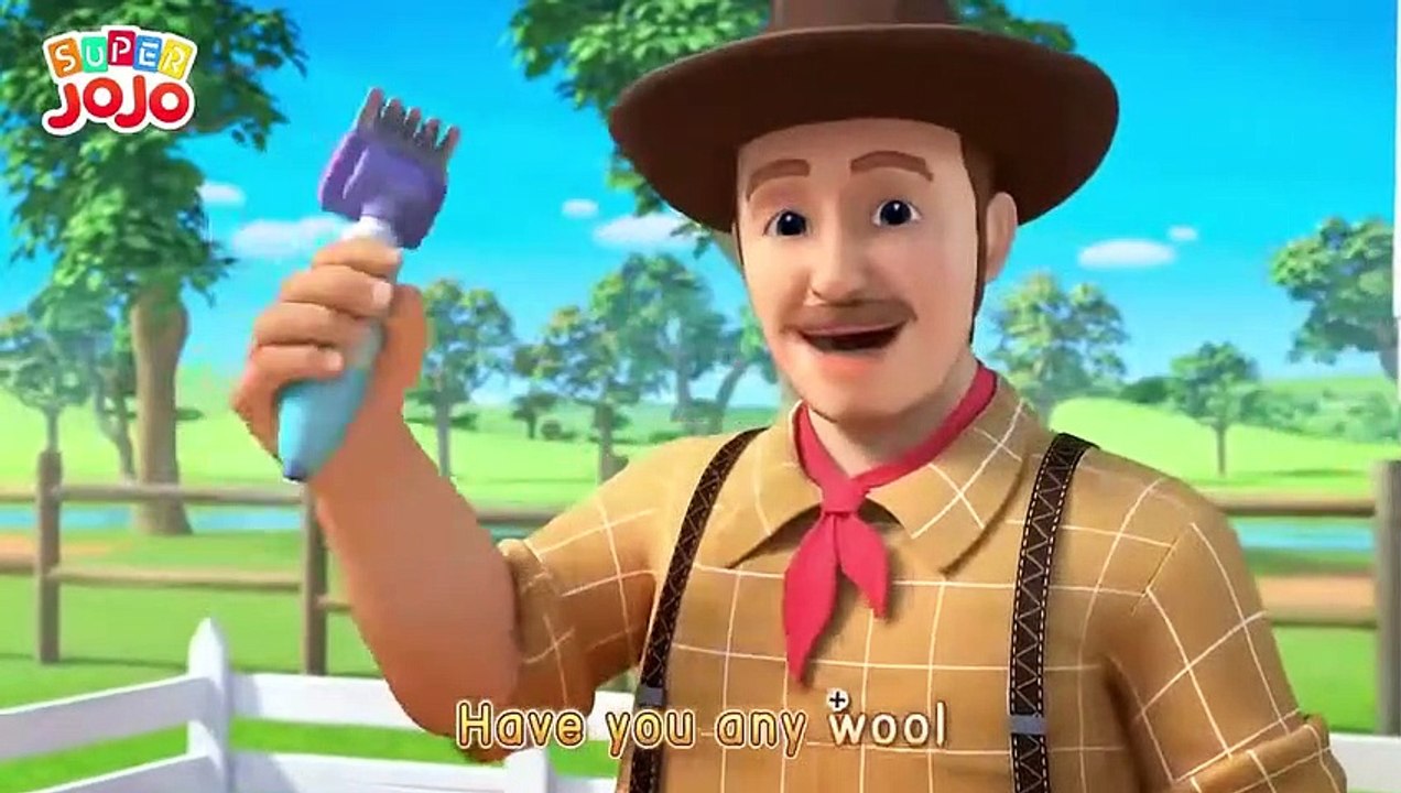 Baa Baa Black Sheep Do You Have Any Wool Song | Super JoJo and Family Nursery Rhymes & Kids Songs