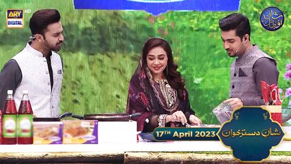 Shan e Dastarkhuwan | Chef Farah | 17th April 2023 | #shaneiftar #waseembadami #iqrarulhasan