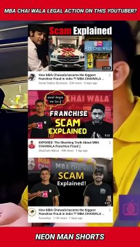 MBA Chai Wala LEGAL ACTION on this YouTuber?! | MBA Chai Wala Fraud Scam Exposed News #shorts