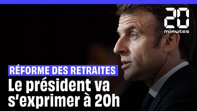 Réforme des retraites : Emmanuel Macron va s'exprimer lundi à 20h #shorts