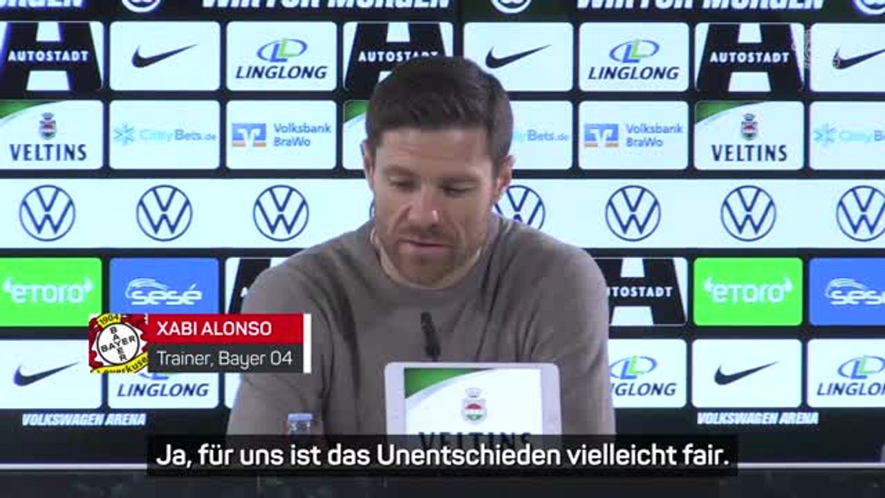 Alonso: 'Unentschieden gegen Wolfsburg ist fair'