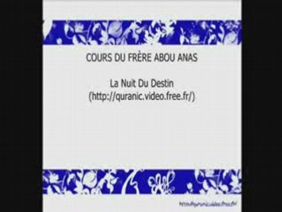 La Nuit Du Destin Abou Anas [1]