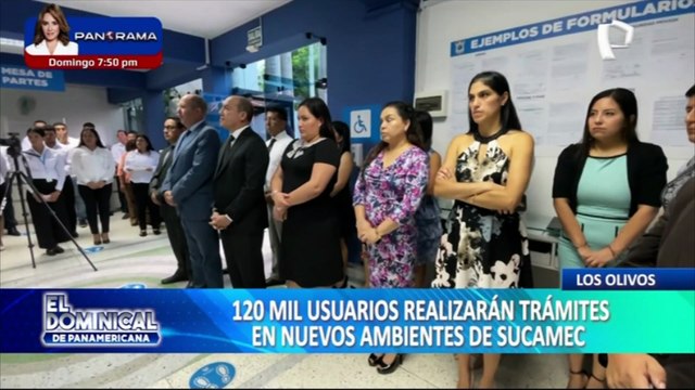 En Los Olivos; 120 mil usuarios realizarán trámites en nuevo ambiente de la Sucamec